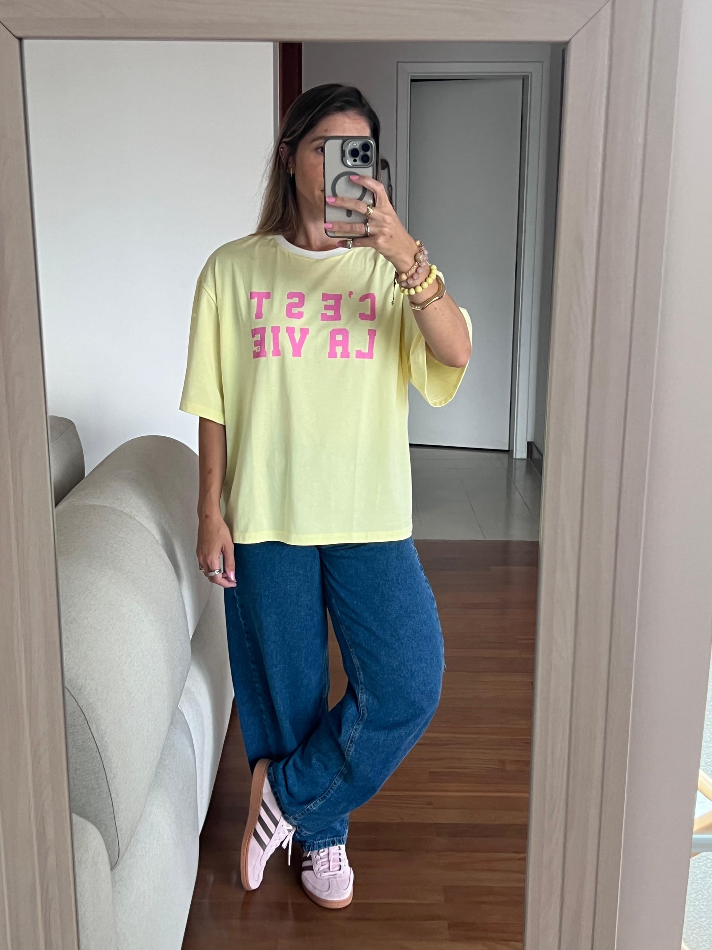 T-shirt Color C'est La vie