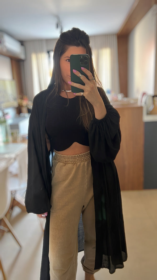 Kimono Monterey Black