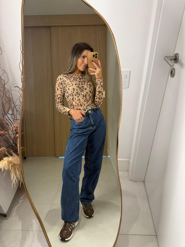 Calça Jeans Barrel